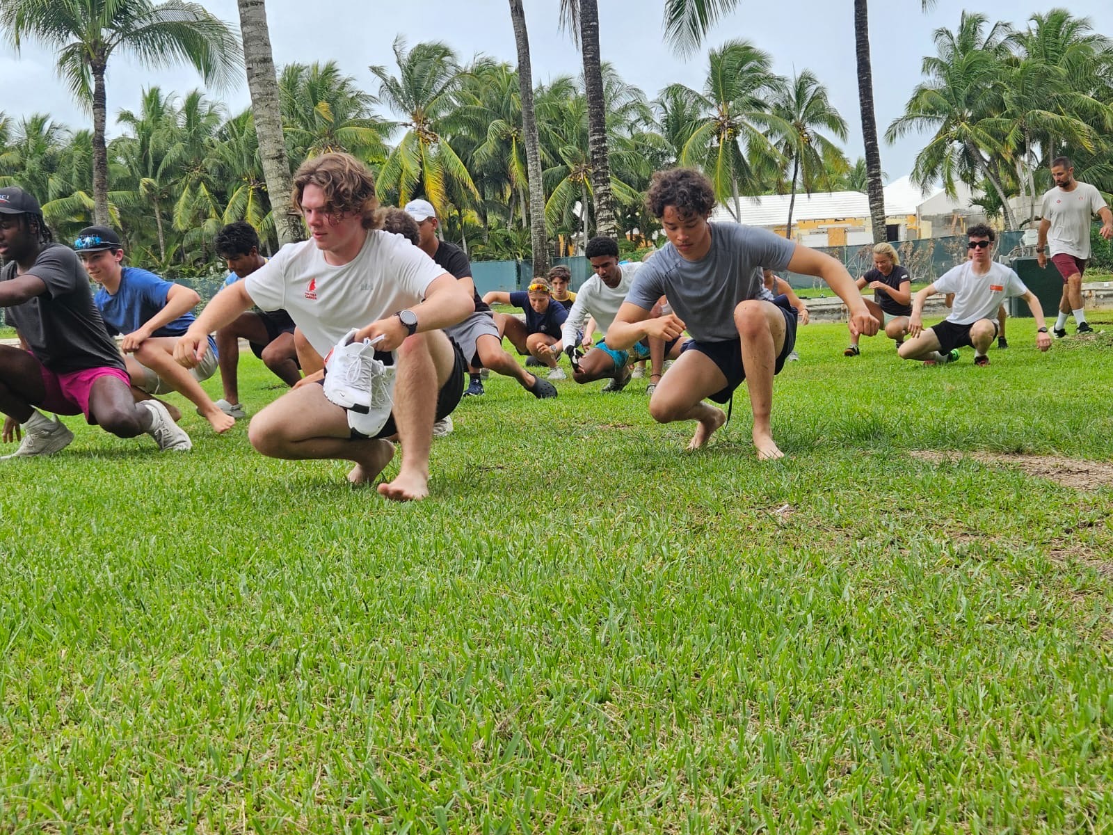 Warming up before training
