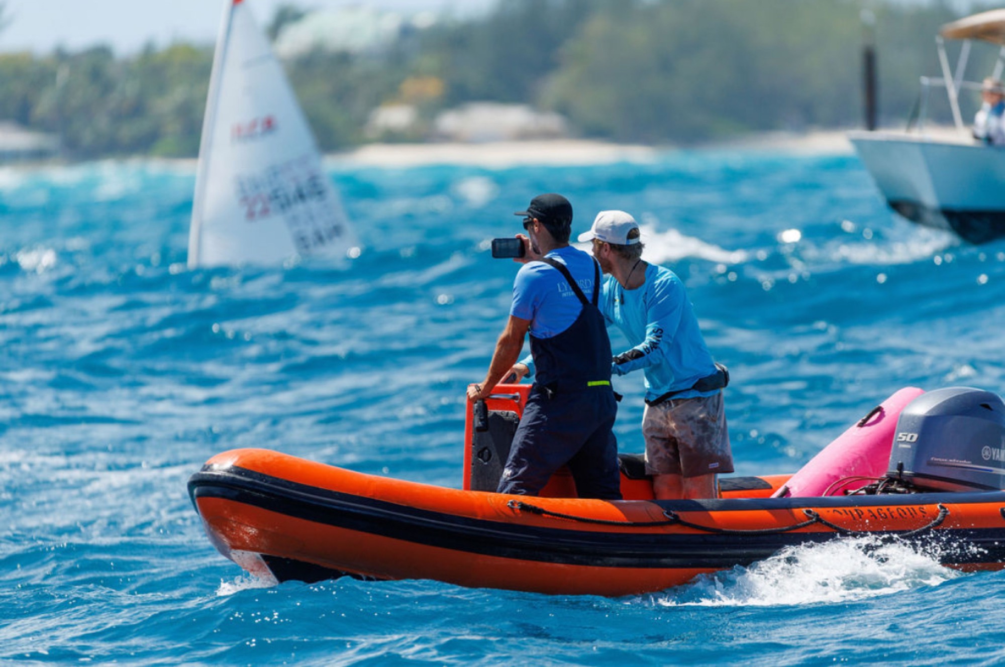 Andrew & Niels on the water